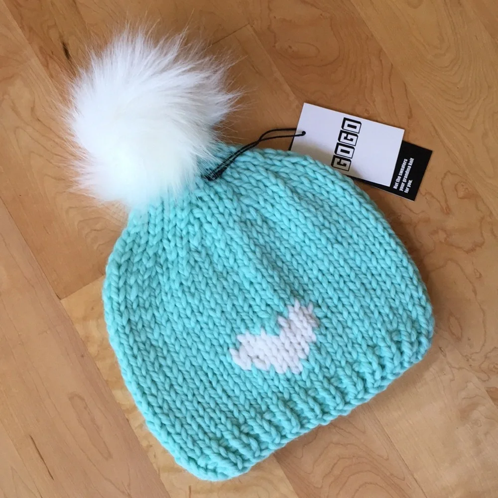 GOGO Women's Heart Toque Beanie Hat